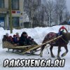 "Проводы зимы" 2011 год.Традиционное катание на лошади.