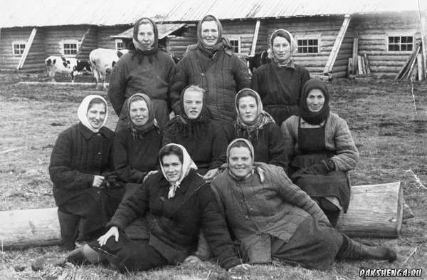 1959 год 1 ряд Нехаенко Валентина - зоотехник, Юсупова Нина Васильевна