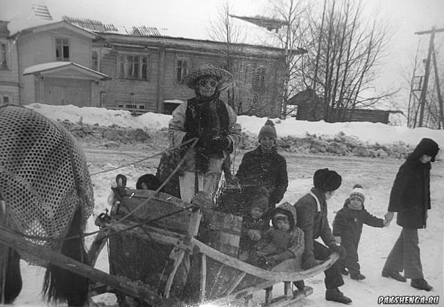 На празднике "Проводы зимы"