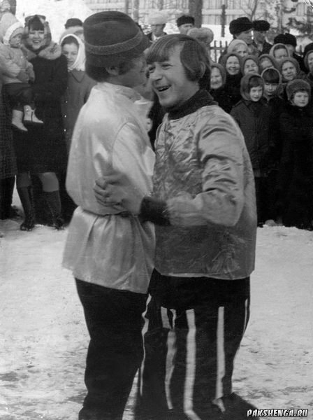 Праздник "Проводы зимы" Фото 1970-х годов