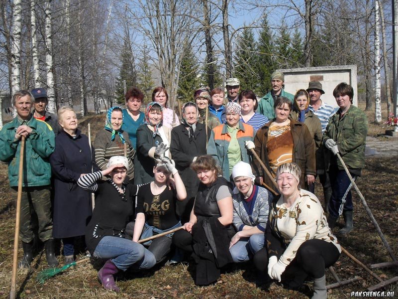 На "субботнике"