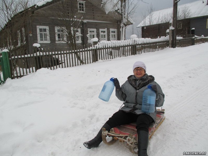 За водой. д. Кулаково 25 ноября 2015