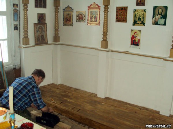 В Раменской часовне Георгия Победоносца Февраль 2014 г.