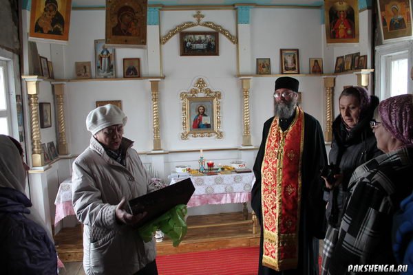 Освящение восстановленной часовни в Раменье, св. Великомученика Георгия Победоносца