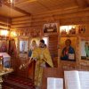 22 ноября, в день рождения святой блаженной Матроны Московской. Праздничный молебен. Службу провел о. Сергей (Тараканов)
