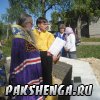 д. Пакшеньга 31 августа приезд Владыки Василия для освящения фундамента строящегося храма в честь св. блаж. Матроны Московской.