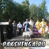 д. Пакшеньга 31 августа приезд Владыки Василия для освящения фундамента строящегося храма в честь св. блаж. Матроны Московской.